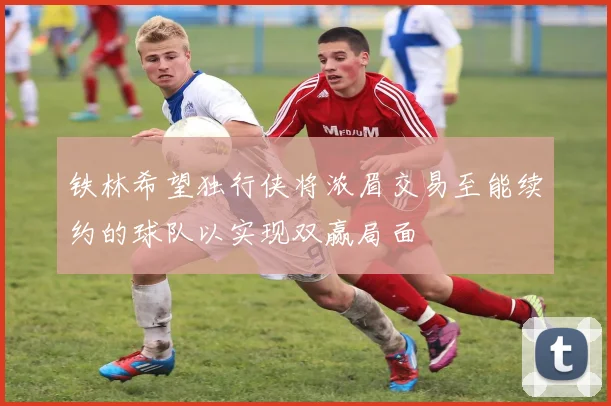 铁林希望独行侠将浓眉交易至能续约的球队以实现双赢局面